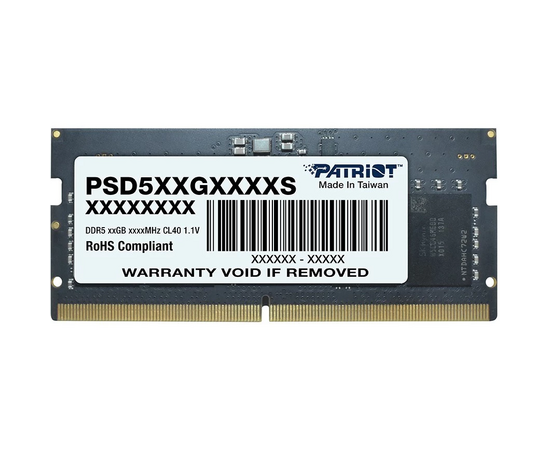  ОЗУ PATRIOT Signature Line (PSD516G520081S) SO-DIMM DDR 5 DIMM 16Gb 5200Mhz, (retail) 