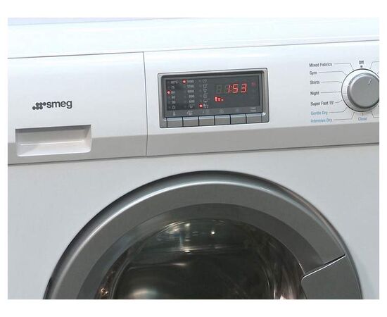  Встраиваемая стиральная машина с сушкой SMEG LSIA147S белый 