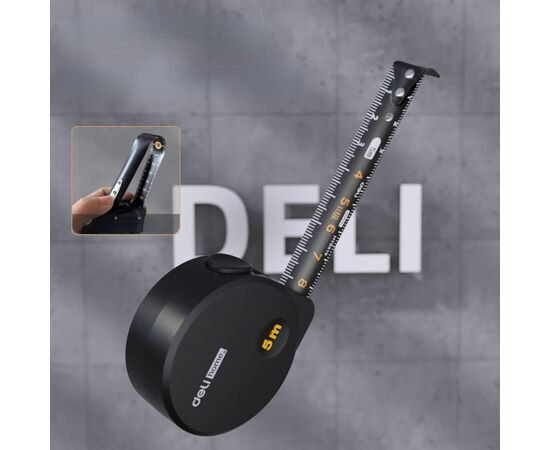  Рулетка Deli Home Series Black HT8519 5мх19мм 