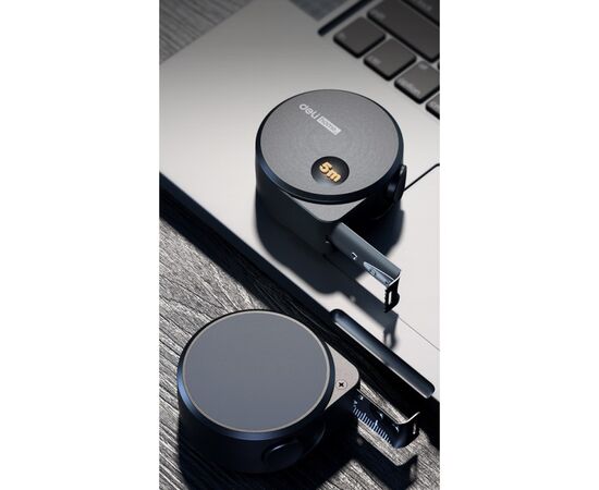  Рулетка Deli Home Series Black HT8519 5мх19мм 