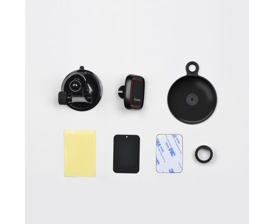  Автомобильный держатель HOCO CA28 Happy journey series suction cup magnetic  (чёрный) 