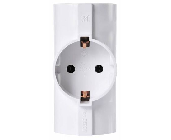  Сетевой разветвитель Buro BU-PS3TG-W (3 розетки) белый 