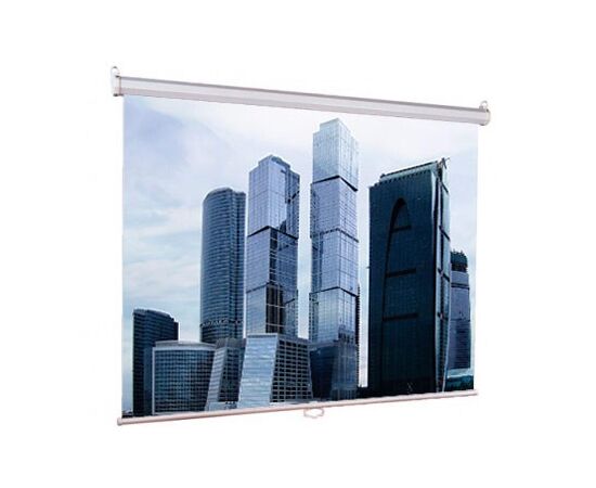  [LEP-100101] Настенный экран Lumien Eco Picture 150х150 см Matte White восьмигранный корпус, возможность потолочн./настенного крепления, уровень в комплекте 1:1 (треугольная упаковка) 