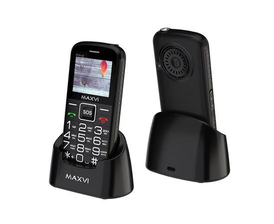  Мобильный телефон Maxvi B5ds up черный 