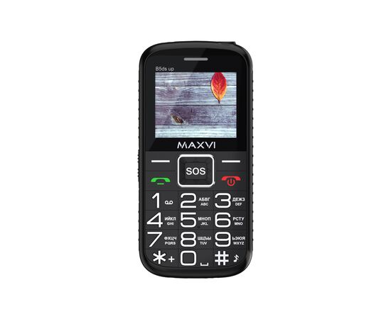 Мобильный телефон Maxvi B5ds up черный 