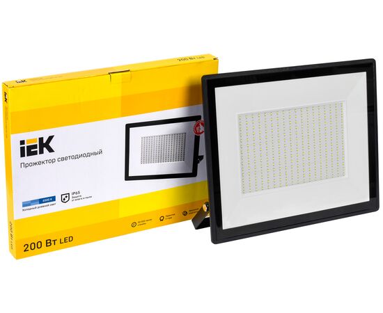  Прожектор Iek LPDO601-200-65-K02 СДО 06-200 светодиодный серый IP65 6500 K 