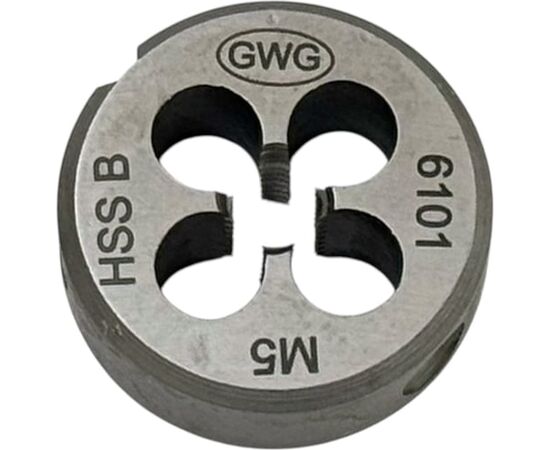  Плашка GWG 110003 6101 М5 HSS B (производство Болгария) 