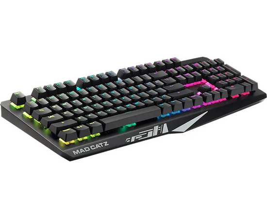  Игровая клавиатура Mad Catz S.T.R.I.K.E. 4 без русской раскладки чёрная Cherry Red Switch 
