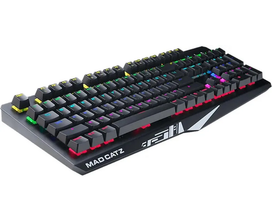  Игровая клавиатура Mad Catz S.T.R.I.K.E. 4 без русской раскладки чёрная Cherry Red Switch 