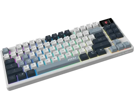  Клавиатура MSI Forge GK600 (S11-43RUP01-HH9) белый/синий 