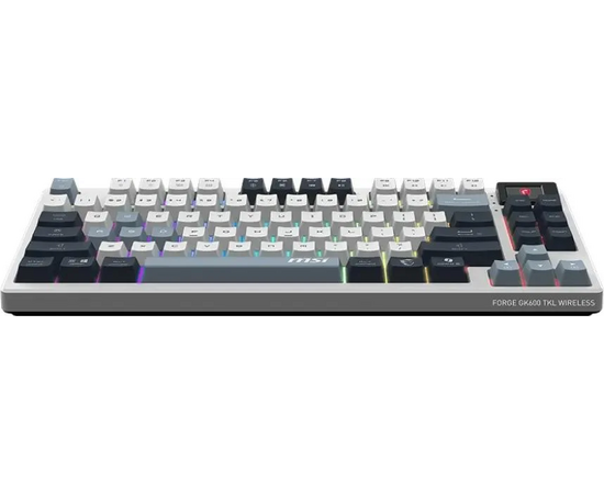  Клавиатура MSI Forge GK600 (S11-43RUP01-HH9) белый/синий 