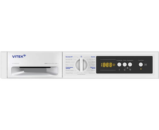  Встраиваемая стиральная машина Vitek VT-WMA701 белый 