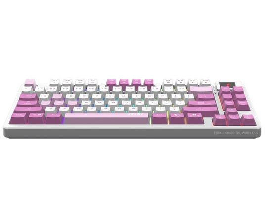  Клавиатура MSI Forge GK600 (S11-43RUQ01-HH9) белый/фиолетовый 