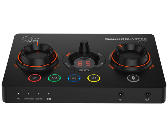  Звуковая карта Creative Sound BlasterX GC7 (70SB185000000) USB (Super X-Fi Ultra DSP) 7.1 Ret 