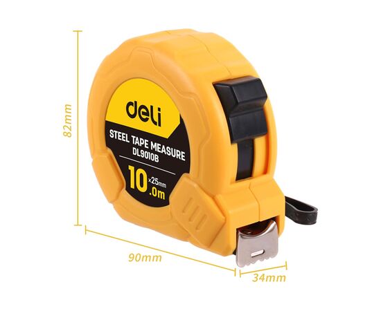  Рулетка Deli DL9010B 10мх25мм 