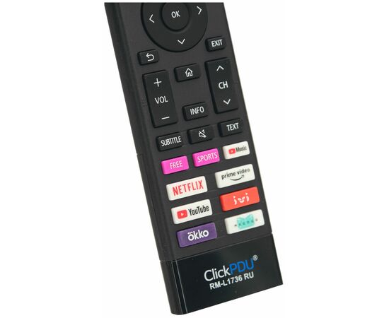  Универсальный пульт ClickPdu RM-L1736 RU 