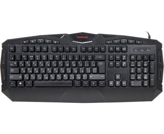  Клавиатура проводная SONNEN Q9M (513511) черная 