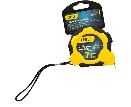  Рулетка Deli DL3798 7,5мх25мм 