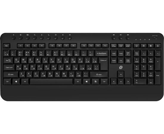  Клавиатура OKLICK K257W черный 