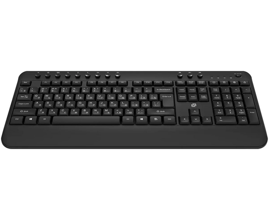  Клавиатура OKLICK K257W черный 