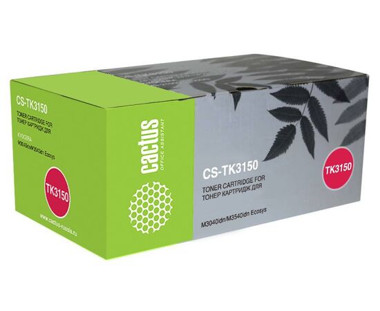  Тонер-картридж Cactus CS-TK3150 черный, 14500 стр., для Kyocera Ecosys M3040idn/M3540idn 