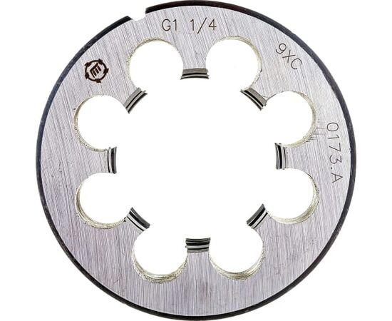  Плашка трубная цилиндрическая Туламаш 9ХС ТМ 57989 . G 1 1/4" 