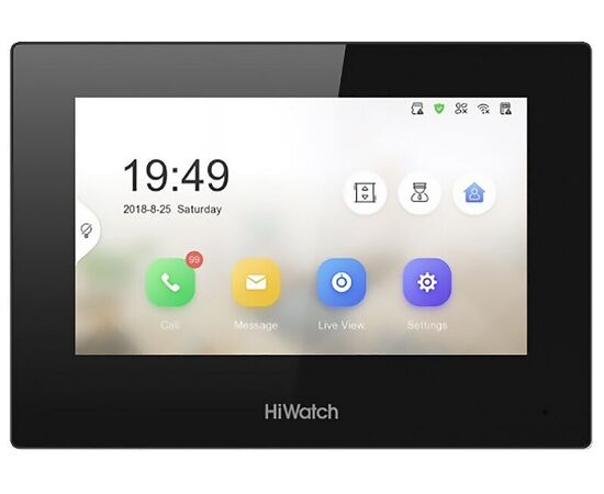  Видеодомофон HiWatch Pro VDP-H3212WB черный 