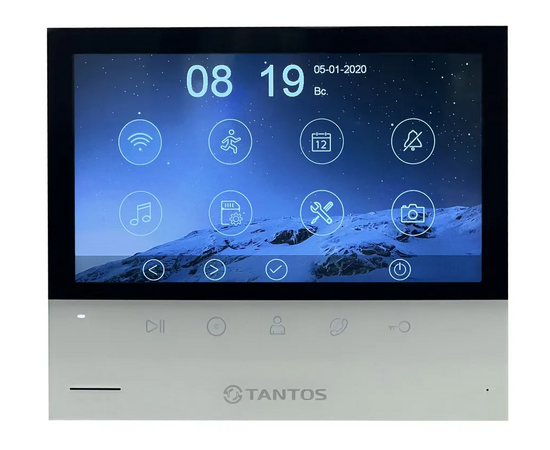  Видеодомофон Tantos Selina HD M Tuya Smart Life (00-00204452) белый 