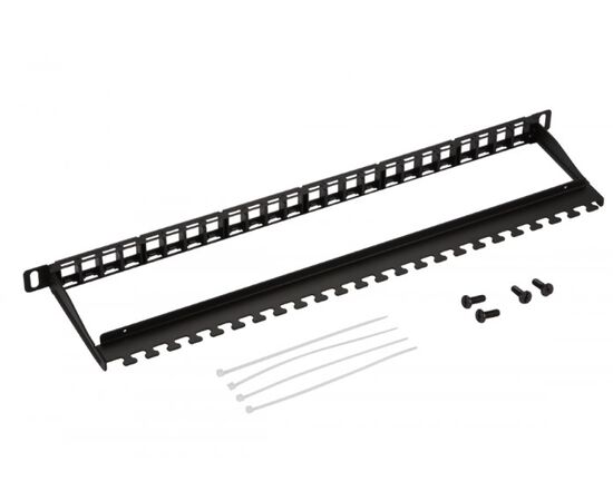  Патч-панель Lanmaster LAN-PPC24OK-UTP 19" 1U 24x UTP 