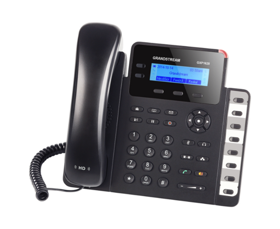  Телефон IP Grandstream GXP-1628 черный 