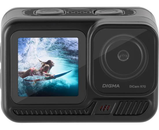  Экшн-камера Digma DiCam DC970 Combo 1xCMOS 12Mpix черный 
