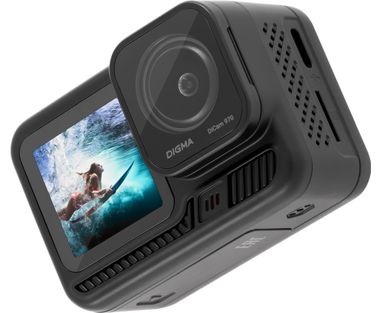  Экшн-камера Digma DiCam DC970 Combo 1xCMOS 12Mpix черный 