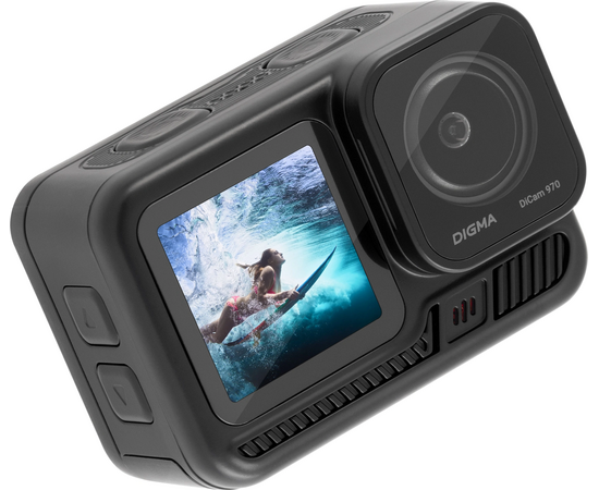  Экшн-камера Digma DiCam DC970 Combo 1xCMOS 12Mpix черный 
